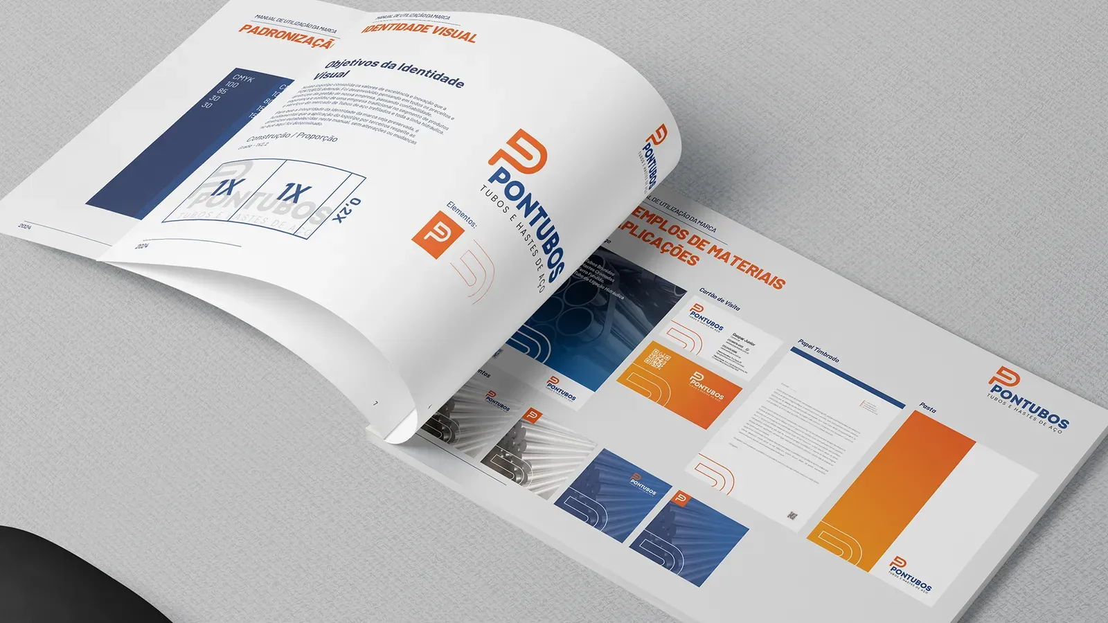 Branding B2B para indústria de tubos e conexões - Identidade visual industrial