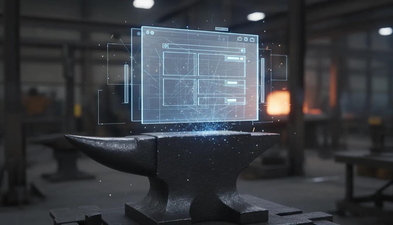 Desenvolvimento e criação de site industrial com foco em performance Core Web Vitals